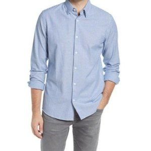 Nordstrom Regular Fit Stretch Cotton Button-up Shirt XL